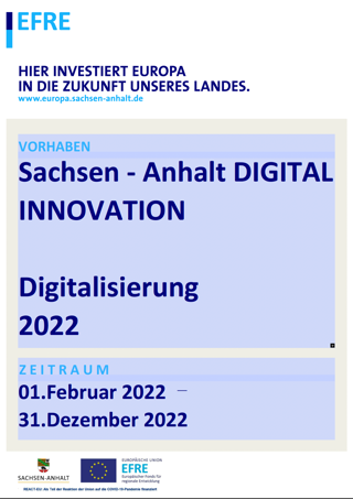 EFRE – Sachsen-Anhalt DIGITAL INNOVATION
