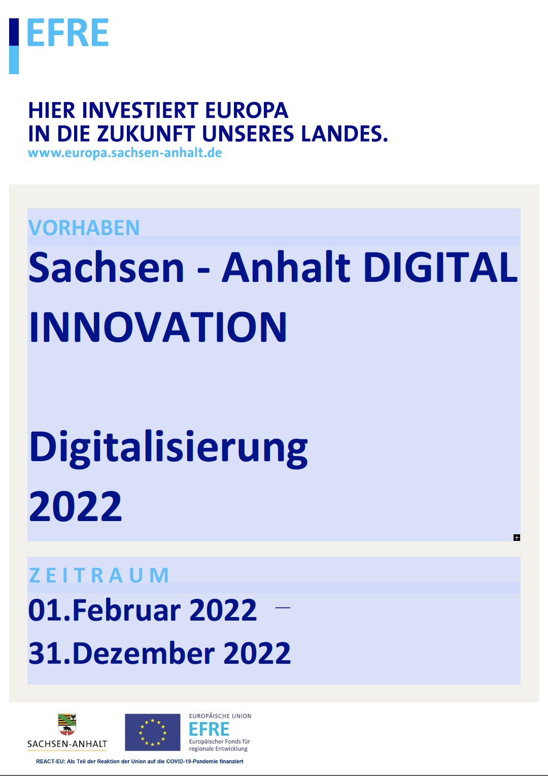 Förderprogramm: Digitalisierung in Produktion 2022